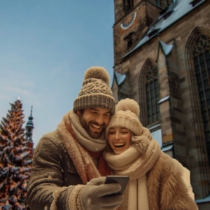 Personalisierte Weihnachtsgrüße aus Dinkelsbühl